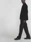 Suede Blazer -- Black