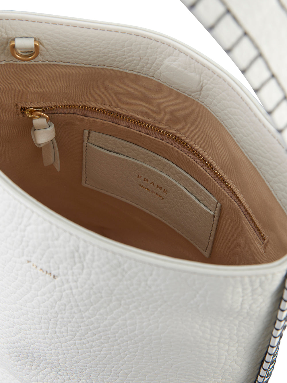 TL Soft Quilted Leather Bucket Bag - L'Atelier Global Cognac